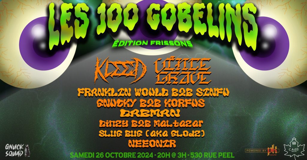 Flyer 100 Gobelins Édition Frissons